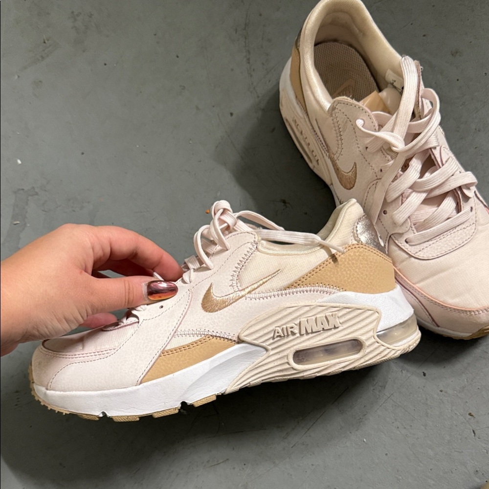 Nike Women's Air Max Sneakers - blush and Tan